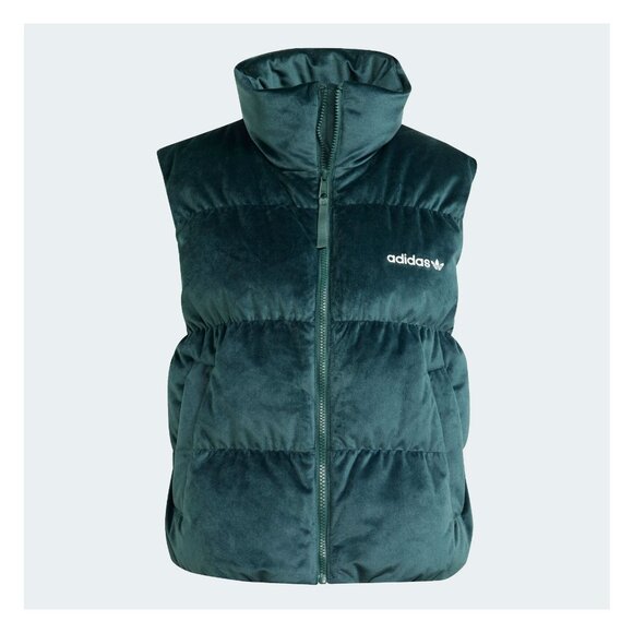Adidas Regent Velvet Down Puffer Vest - Picture 2 of 4